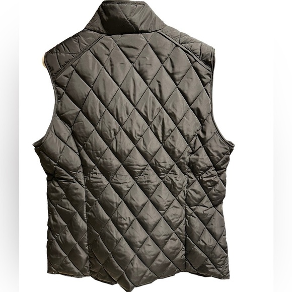 🌸 2/$25 Calvin Klein Black Logo Puffer Vest with Pockets - Picture 2 of 7